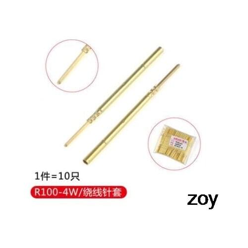 Test Probe 1.6mm Dia Barrel 37.3mm Length Receptacles P100-4W 100pcs