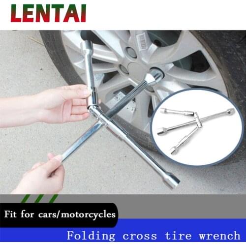 LENTAI 1Set Car cross-type folding Allen wrench auto repair tools For Renault Megane 3 Duster Captur Chevrolet Cruze Captiva