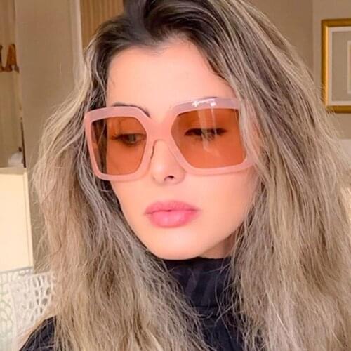WackSaria очки солнечные женские Sunglasses Women 2021 Sugar Color Big Frame Fashion Hot Sell UV Protection Glasses For Men