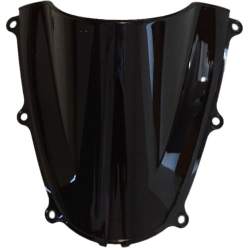 Motorcycle Black Double Bubble Windshield WindScreen Fairing For Honda CBR600RR F5 2005-2006