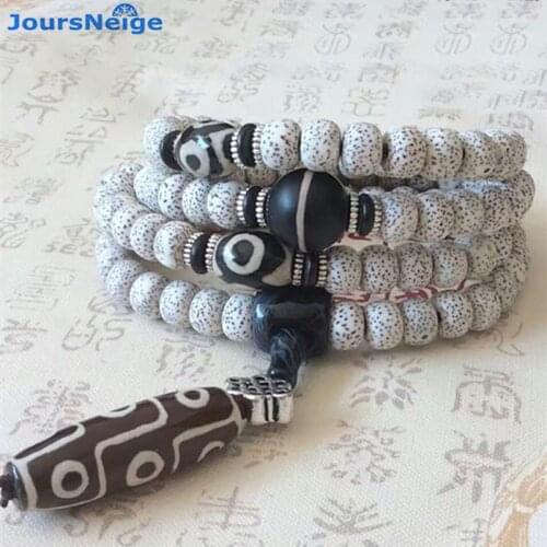 Wholesale XingYue Natural Bodhi Bracelet 108 Beads Dry Grinding High Density Wood Necklace for Women Men Women Buddhism Jewelry