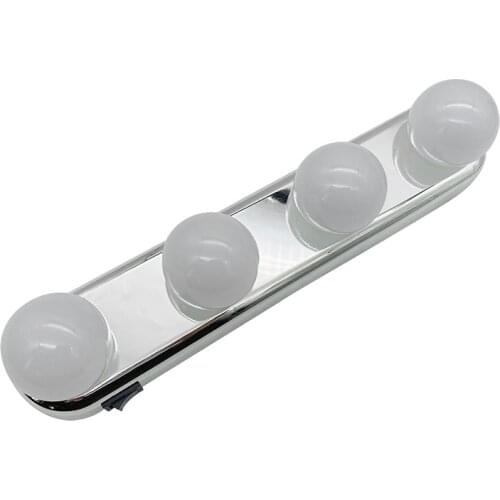 Durable Portable Light Bulbs Punch Free Cordless Sucker Light for Makeup Mirror STTA889