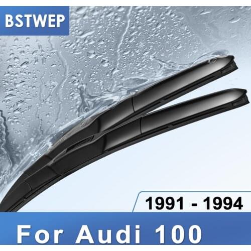 BSTWEP Wiper Blades for Audi 100 it Hook Arms 1991 1992 1993 1994