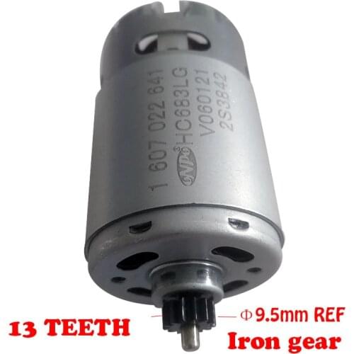 GOOD DC MOTOR GEAR 13TEETH DC18V 1607022641 HC683LG REPACE FOR MOTOR OF BOSCH GSB18-2-LI 3601JD2300 ELECTRIC DRILL Screwdriver