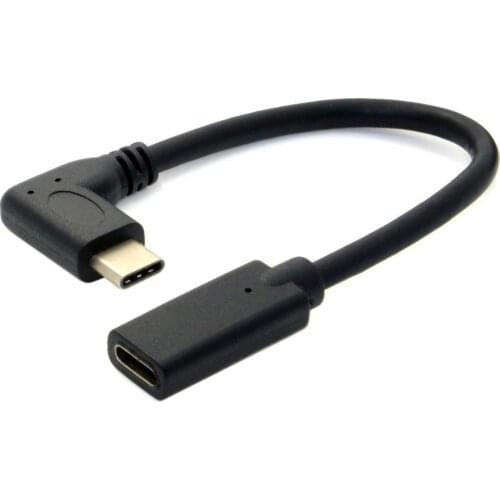 LBSC USB-C Type C Male to Female USB 3.1 Extender Extension Short Cable Cord For Nintendo Switch, Macbook & More,Black