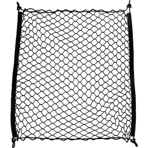 Universal Car organizer Seat Back Storage Elastic Mesh Net Trunk Bag/Black Nylon Car Trunk Net Luggage Storage Organizer Bag