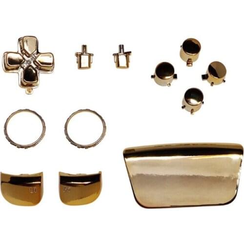 For PS5 Controller Replacement DIY Gamepad Parts Joystick Ring Touch Pad Cover L1 R1 Trigger Button D-pad Buttons T84D