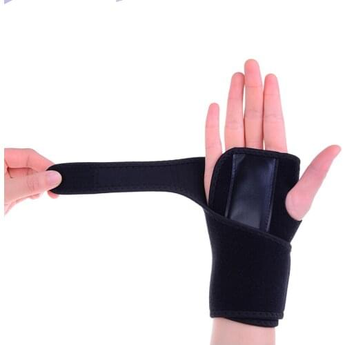 1PCS Adjust Wristband Steel Wrist Brace Wrist Support Splint Fractures Carpal Tunnel Sport Sprain Mouse Hand Wristbands
