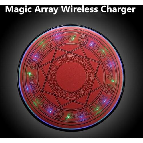 Magic Array Wireless Charger Universal Qi Wireless Fast Charger Charging Pad for iPhone X 8 Samsung s9 s8 s 7Note Xiaomi Huawei