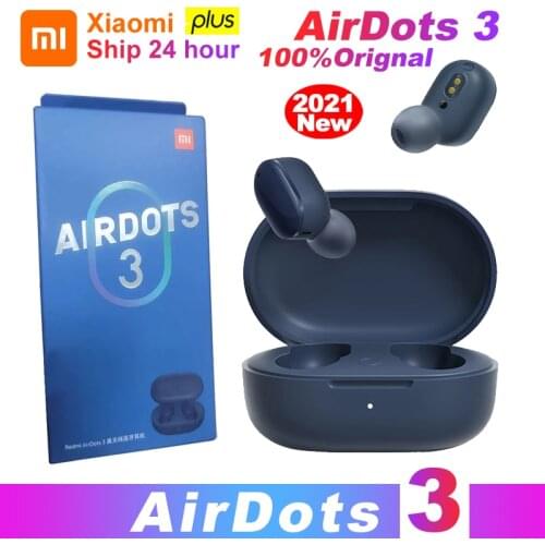 Xiaomi Redmi AirDots 3 True Wireless Bluetooth 5.2 aptX Adaptive Stereo Bass With Mic Handsfree TWS Earbuds