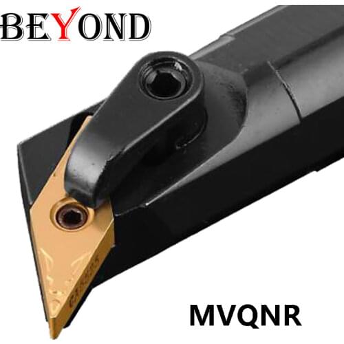 BEYOND MVQNR S20R-MVQNR16 S25S-MVQNR16 25mm Lathe tool holder Internal Turning Tool MVQNL Carbide inserts CNC VNMG Boring Bar