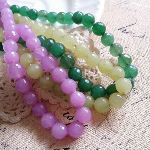 10MM 114Pcs Mix 3 Colors Natural Semi-precious Stone Bead Jewelry Beads Findings Accessories