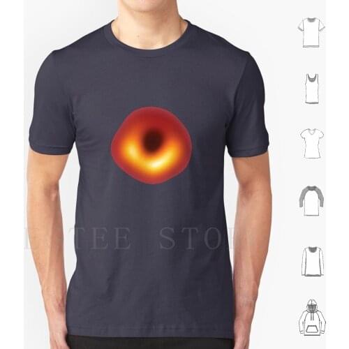 Black Hole Photo M87 T Shirt DIY Big Size 100% Cotton Black Hole Black Hole M87 Science Event Horizont Telescope Supermassive
