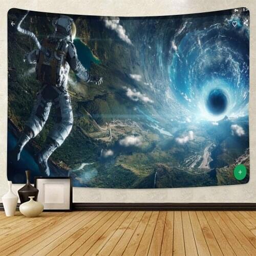 Astronaut Tapestry Space Tapestry Poster Cool Spaceman Planet Tapestry Funny Tapestry for Adult Kids Bedroom Cool Room Decor