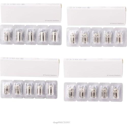 5Pcs/Set Replacement Coil Heads For AIO CUBIS BF SS316 0.5/0.6/1.0/1.5 Ohm D23 20 Dropship