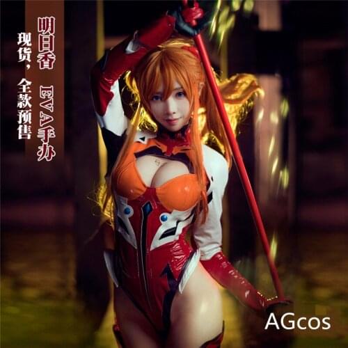 Game EVA Asuka Langley Soryu Cosplay Costume EVA ver. Cosplay Jumpsuits Woman Christmas Costumes Sets Dress