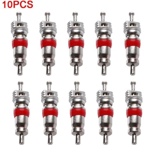 10 Pcs Tyre Copper Valve Stem Core Car Valve Stem Removal Tool Tire Repair Tool Tyre Valve Stem Core Part Replacement Part