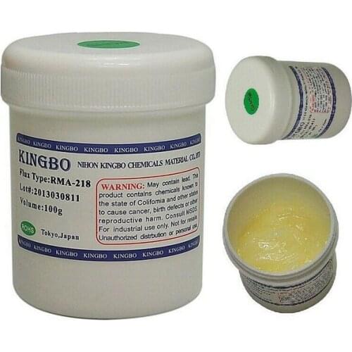Kingbo RMA-218 100g BGA Lead Free Reflow Reball Tacky Soldering Paste Flux Mobile Phone Welding Repair