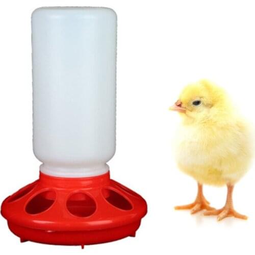 Chicken Feeder Bucket Poultry Hen Chick Drinker Waterer Food Feeder Water Dispenser for Farm Household Animal Feeding
