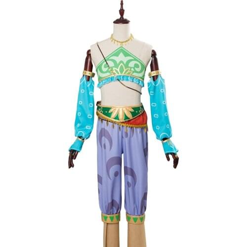 Anime Game Breath of the Wild Cosplay Costume Adult Women Uniform Outfit Halloween Carnival Suit Girl Boy Gift