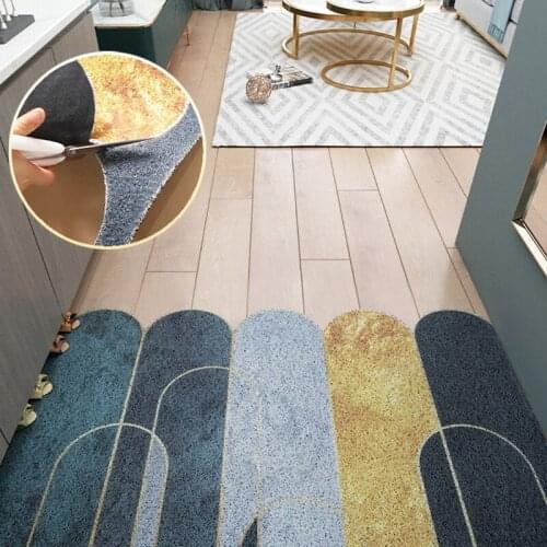 Mats Carpet Anti-slip PVC Home Door Mat Carpet Can Be Cut DIY Shape Kitchen Mat Hallway Bathroom Mat Custom Entrance Door Mats