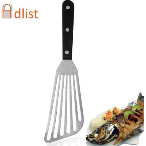 Cooking Turner Steak Frying Spatula Stainless Steel Heat-Resistant Fish Spatulas Leaky Shovel Cookware Kitchen Utensils Tools
