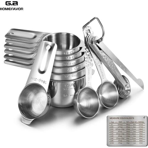 Measuring Spoon Set Magnet Stainless Steel Measuring Scoop Kitchen Accessories Coffee Flour Small Measurement Tools