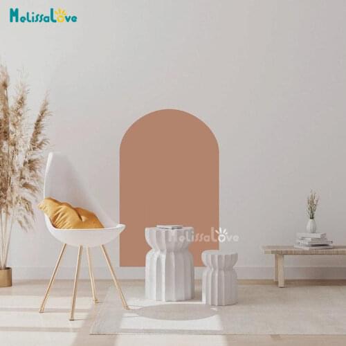 Wide Arch Decal Living Room Bedroom Nursery Abstract Art Decal Boho Interior Minimalist Removable Vinyl Wall Sticker Mural BD732