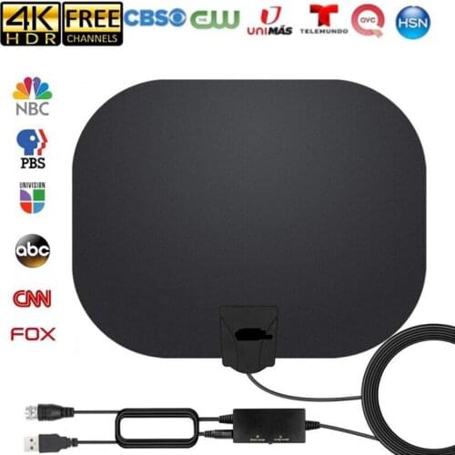 2021 New Arrival TV Antenna Amplified HD Indoor Digital TV Antenna Long 250 Miles Range Antenna Support 4K 1080p Smart HDTV