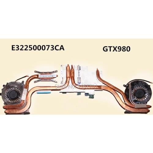 Laptop/Notebook CPU/GPU Cooling Radiator heatsink&fan for MSI GE72 GL72 6QF 6QD MS-1792 1794 1795 E322500073CA GTX980M upgrade