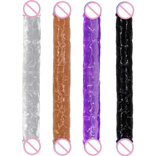 New Style Double-headed Penis Extra Large and Thick Simulation Lala Gay Female dildo Lesbian Sex Tools for Females Dropshipping