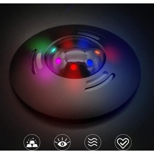 UFO Shape Car Air Freshener Metal Aloy Car Perfume Auto Ornaments Flying Saucer Car Fragrance Accesories Interior