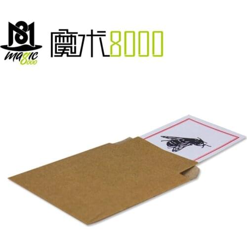 Animal Prediction Cards Prophecy Envelop Close Up Magic Trick Prank Props Prediction Magic Toys Kids