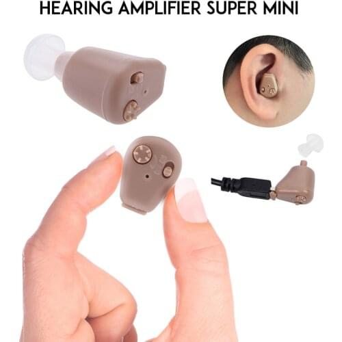 K-88 Rechargeable Digital Mini Invisible In Ear Hearing Aid Adjustable Tone Amplifier Enhancer US Specifications