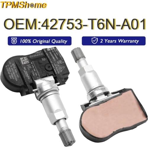 433MHz TPMS Sensor 42753-T6N-A01 Tire Pressure Monitoring System For Honda Acura Odyssey Pilot Ridgeline 42753T6NA01 Tyre Air