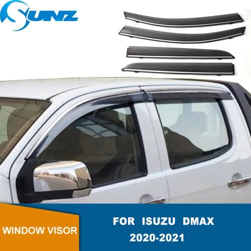 Sun Rain Guard For Isuzu Dmax D-max 2020 2021 2022 Window Visor Window Shield Sun Visor For Isuzu Dmax Accessories SUNZ