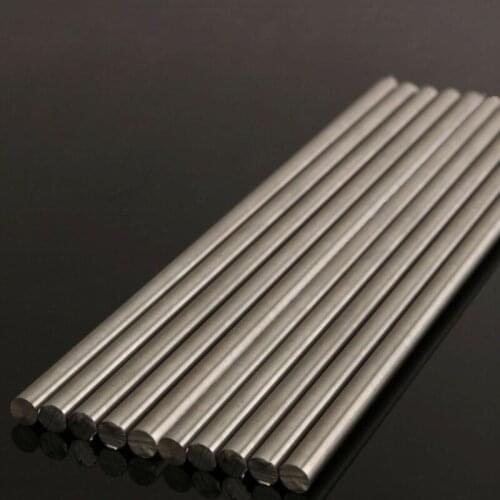 Titanium Ti Bar Grade GR5 Metal Rod Diameter 6mm-13mm Length 250mm/500mm For Manufacturing Gas Turbine