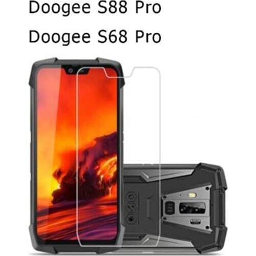 Premium Tempered Glass for Doogee S68 Pro Screen Protector 9H Explosion-proof LCD Film Cover for Doogee S88 Pro Glass