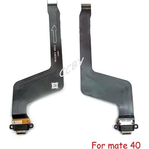 10pcs For Huawei Mate 40 / 40 Pro USB Charging Dock Port Connector Flex Cable