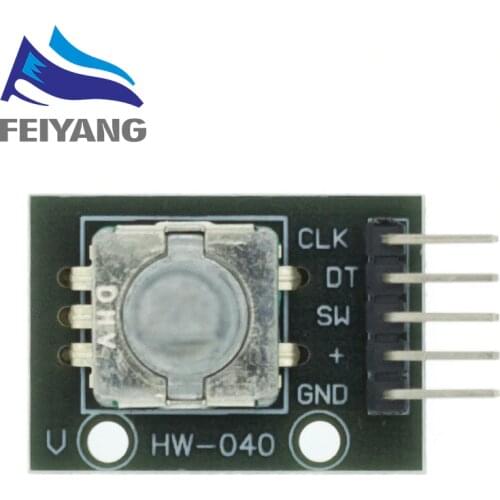 10PCS 360 Degrees EC11 Rotary Encoder Module For Arduino Brick Sensor Switch Development Board KY-040 With Pins