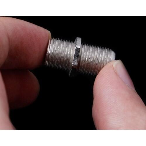 10 Pcs Joiner Barrels Connector F Plug Coupler Adaptor 4 Sky Plus TV Coax Cable R9UA