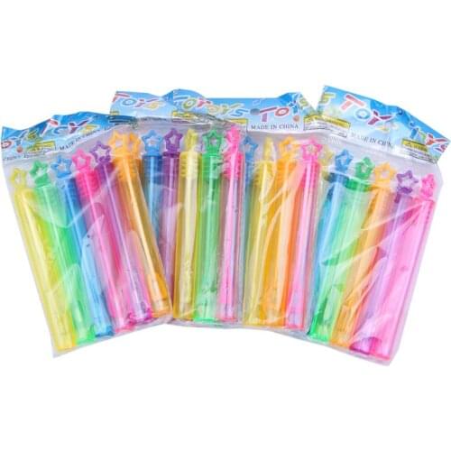 24 pcs Children Outdoor Soap Bubble Bottles Toys Birthday Party Wedding Xmas Decorations Gifts Color Random