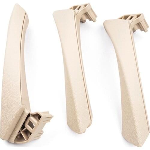 6pcs Inner Door Handle Outer Cover For E90 E91 E93 For 3-Series Sedan Pull Trim Cover 51417230850 51419150335 51419150340