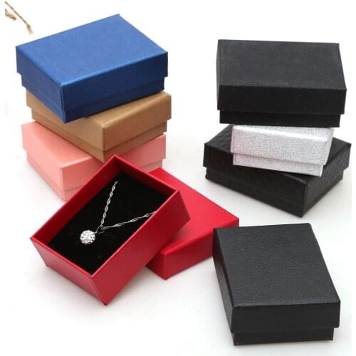8.5cm Small Folding Ring Jewelry Packaging Box Fancy Gift Box Paper Box Cardboard Package Valentines Day Gifts Storage Boxes