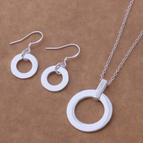 AS313 Trendy wholesale plated plated Jewelry Sets Earring 343 + Necklace 267 /apbajgia bpyakhfa