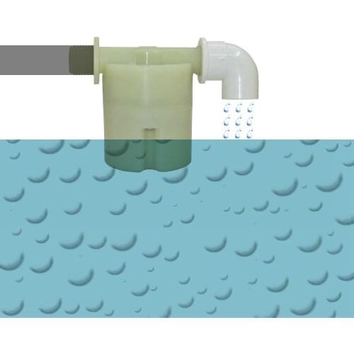 1/2" And 3/4" Side Inlet Built-in/Inside Automatic Float Valve Water Level Control Valve for Solar Water Tank Tower Pool