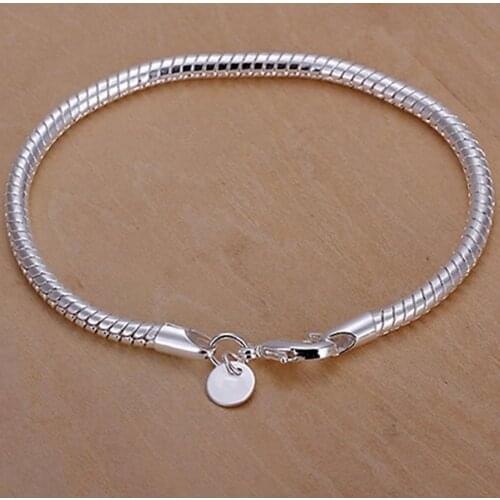 Bracelet Thin Stylish Silver Plated Women Shining Bangle for Party bracelet for women 2021