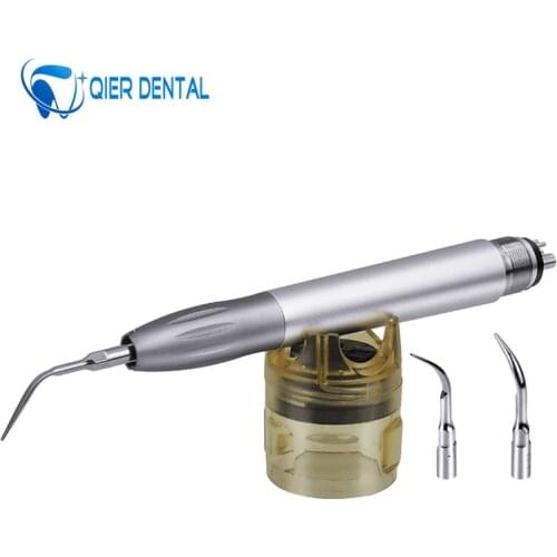 Quick Coupling Dental Air Needle Ultrasonic Scaler With 3pcs Tips 2/4 Holes
