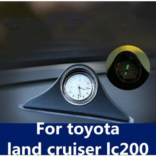 Clock during control dashboard Car Clock Stylish Luminous clock central instrument panel car clock For toyota land cruiser lc200