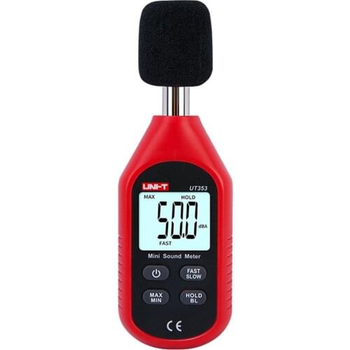 UNI-T mini digital noise meter UT353 sound level meter decibel detection environmental audio monitoring 30-130dB